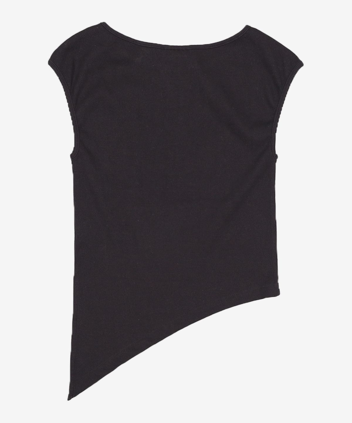 우알롱(WOOALONG) Signature logo boat neck sleeveless - BLACK S