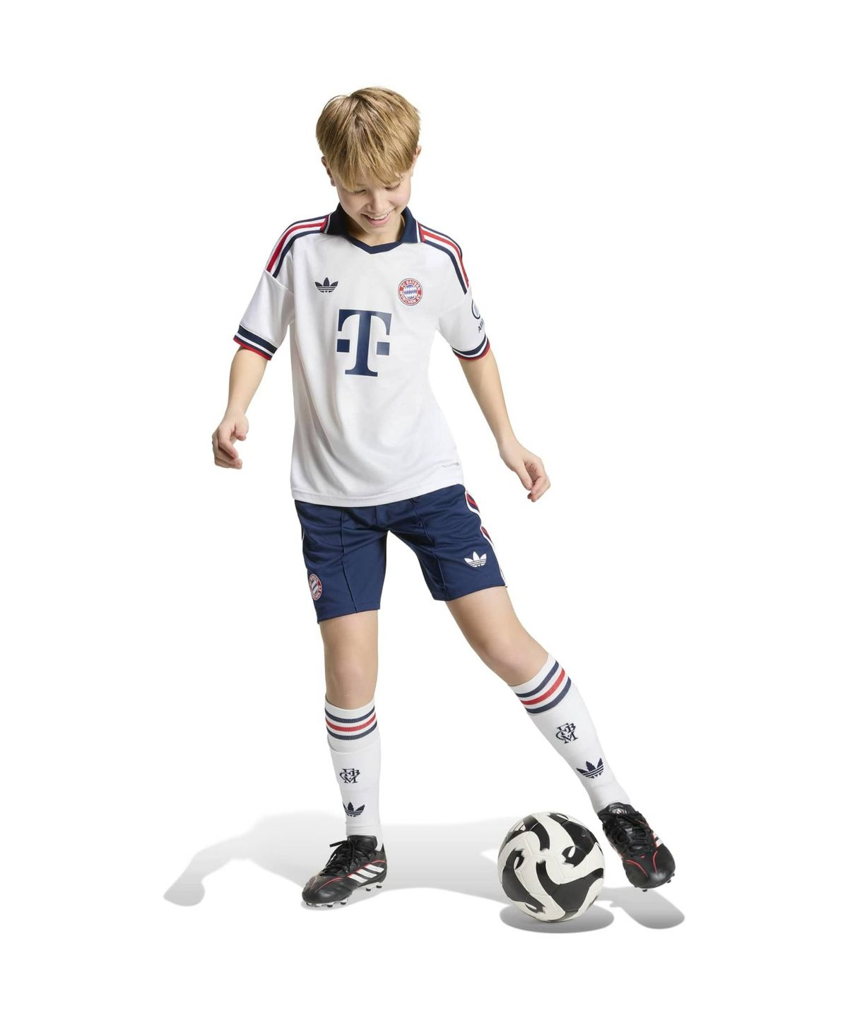 아디다스 키즈(ADIDAS KIDS) FC 바이에른 뮌헨 26/27 어웨이 저지 키즈 - 화이트 / JZ3097