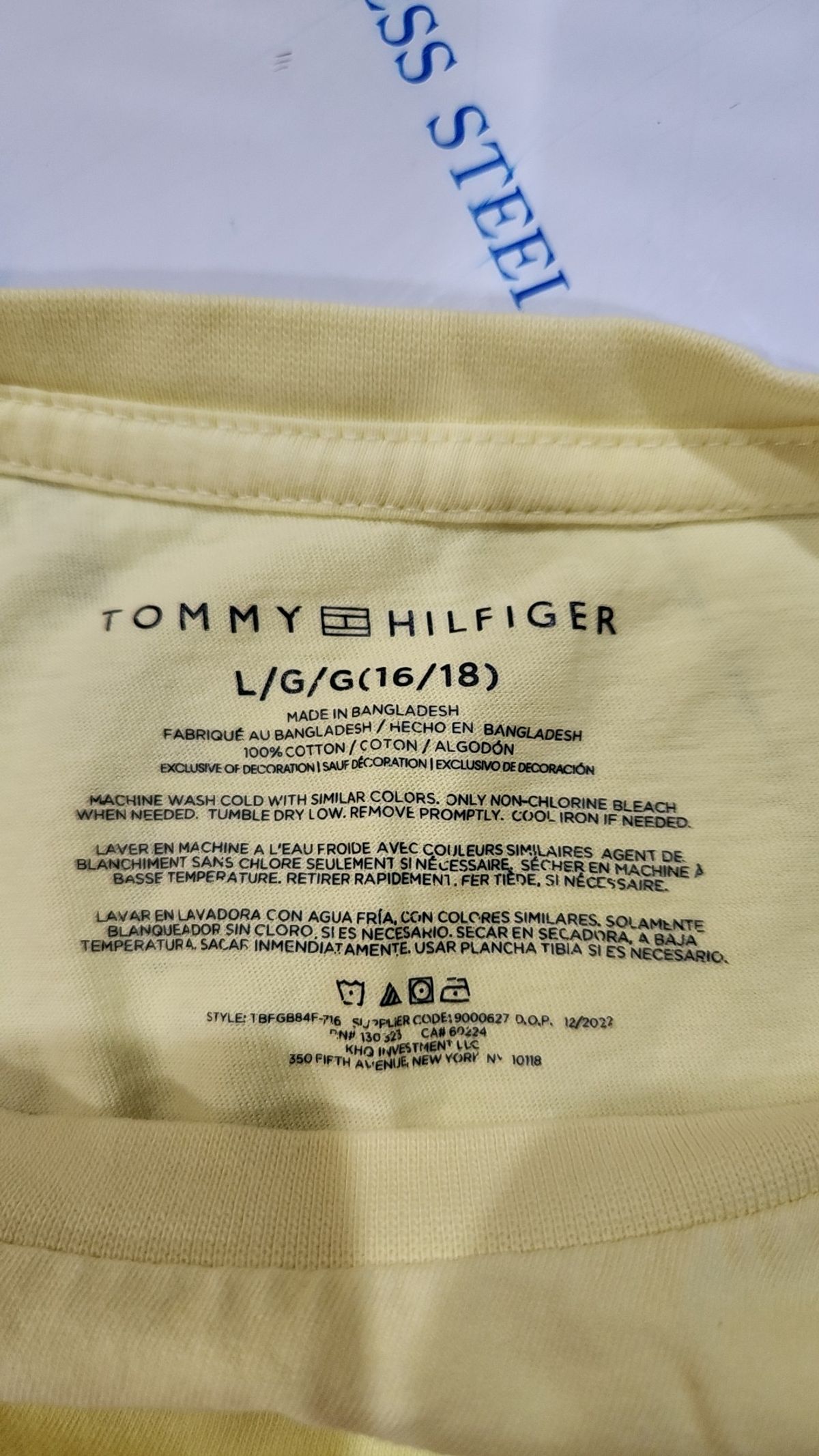 타미힐피거(TOMMY HILFIGER) 반소매 티셔츠 LGG