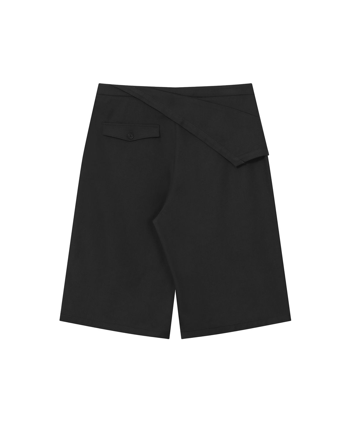 미세키서울(MISEKI SEOUL) Flip bermuda layered pants SET BLACK