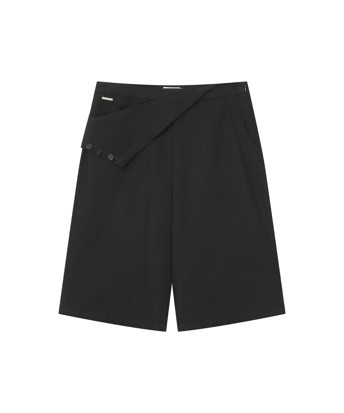 미세키서울(MISEKI SEOUL) Flip bermuda layered pants SET BLACK