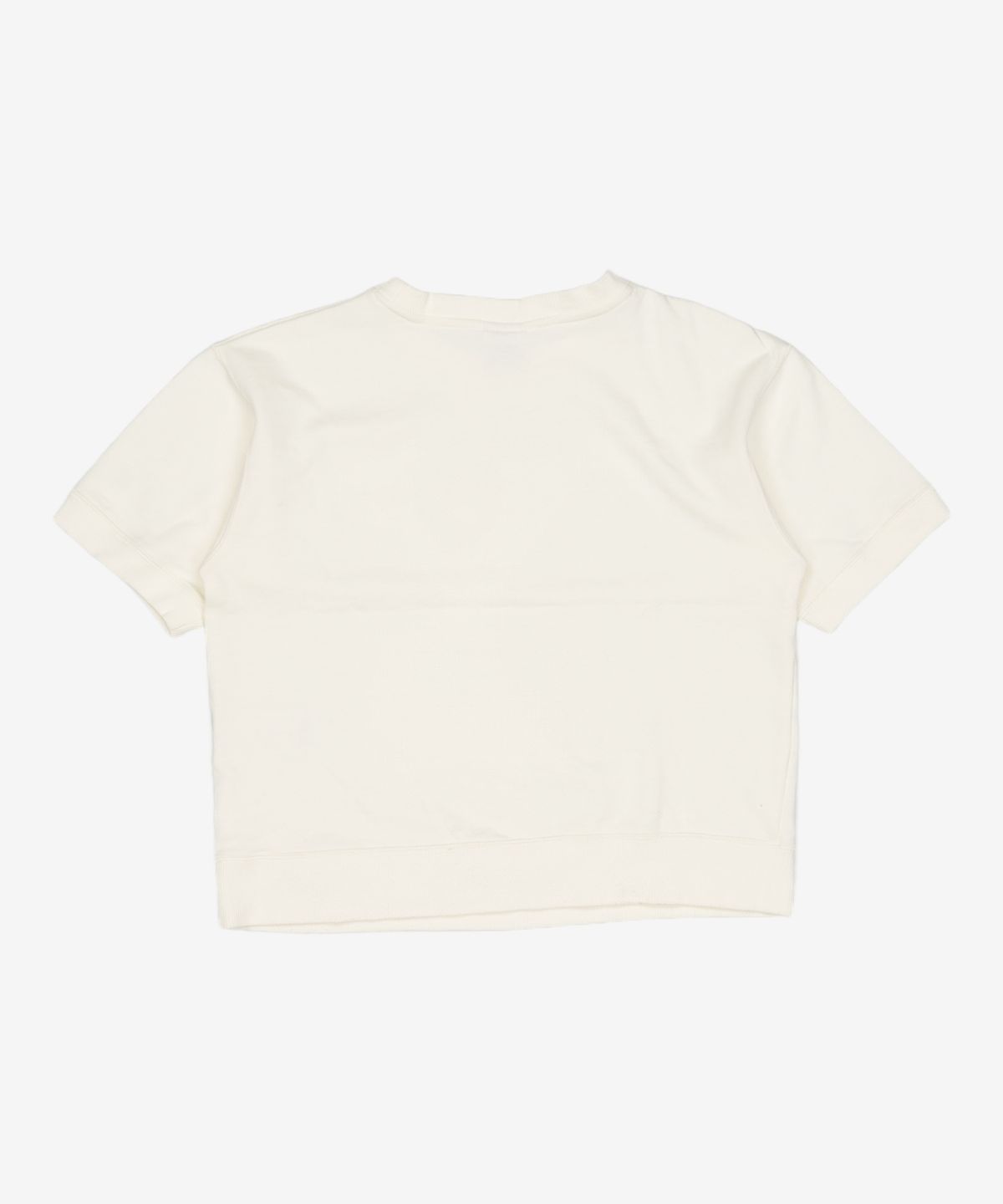 챔피온(CHAMPION) 여성 C로고 프렌치테리 반팔 스웨트셔츠 Off White M