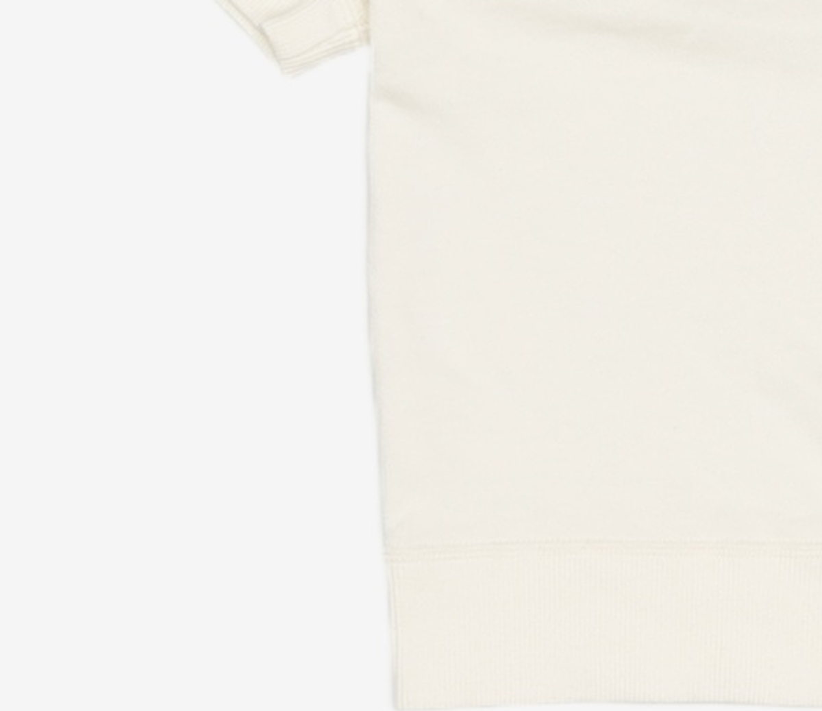 챔피온(CHAMPION) 여성 C로고 프렌치테리 반팔 스웨트셔츠 Off White M