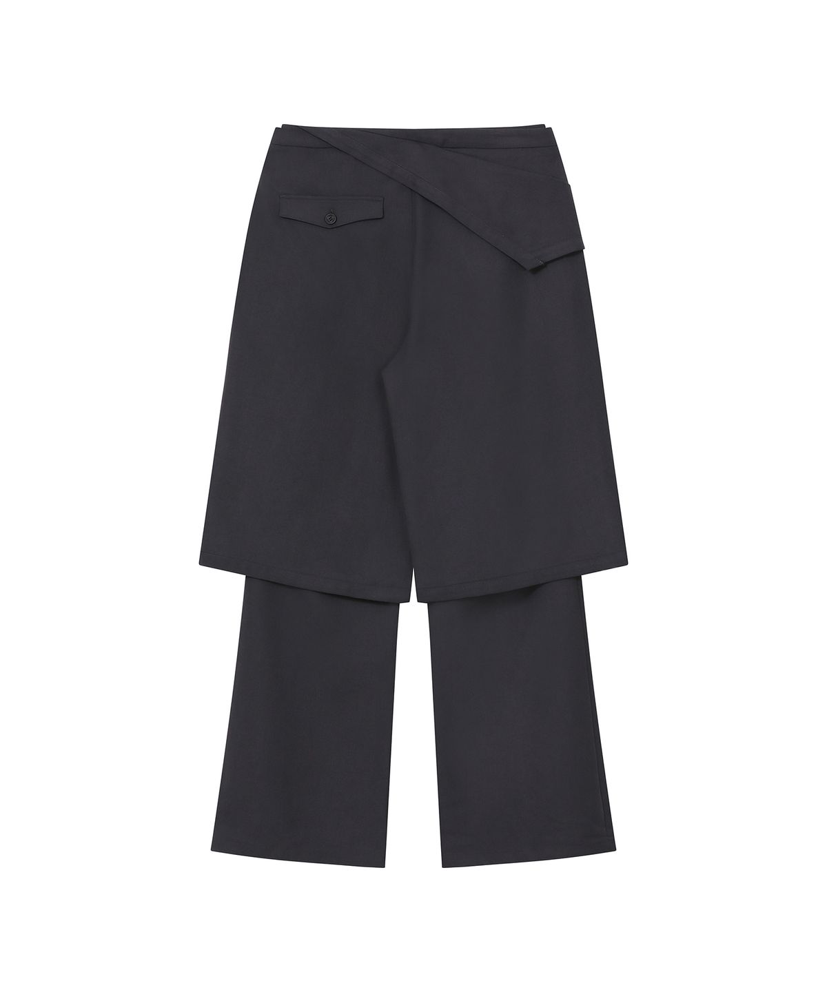 미세키서울(MISEKI SEOUL) Flip bermuda layered pants SET CHARCOAL