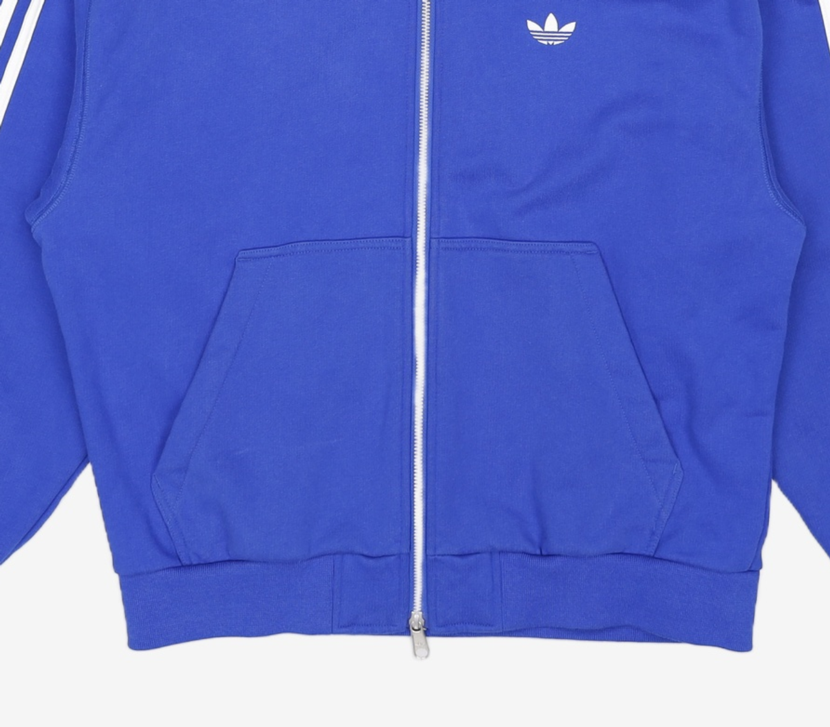 아디다스(ADIDAS) 후드 집업 - 로얄블루:화이트 / KC9318 M