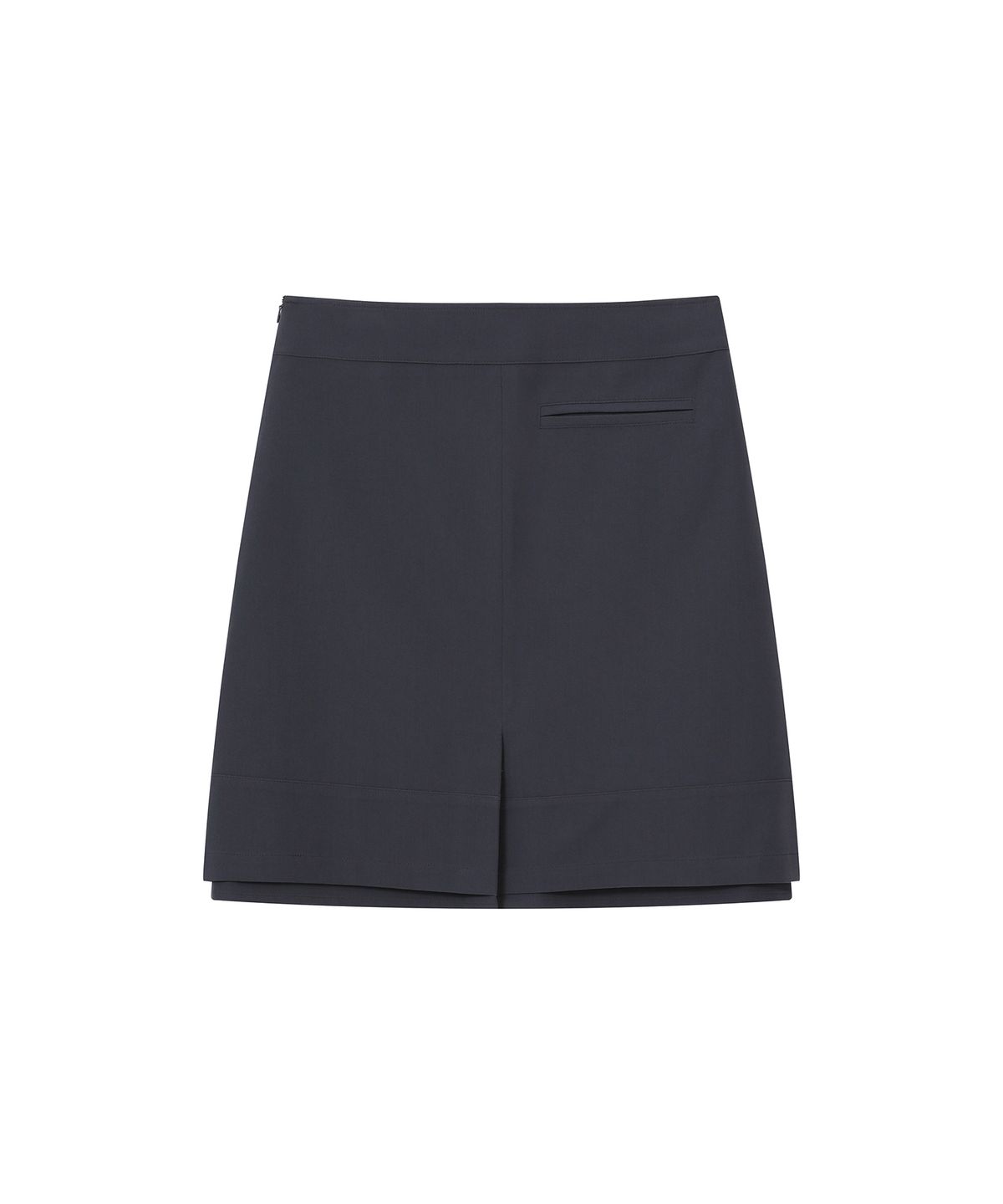 미세키서울(MISEKI SEOUL) Layered panel pleats midi skirt CHARCOAL