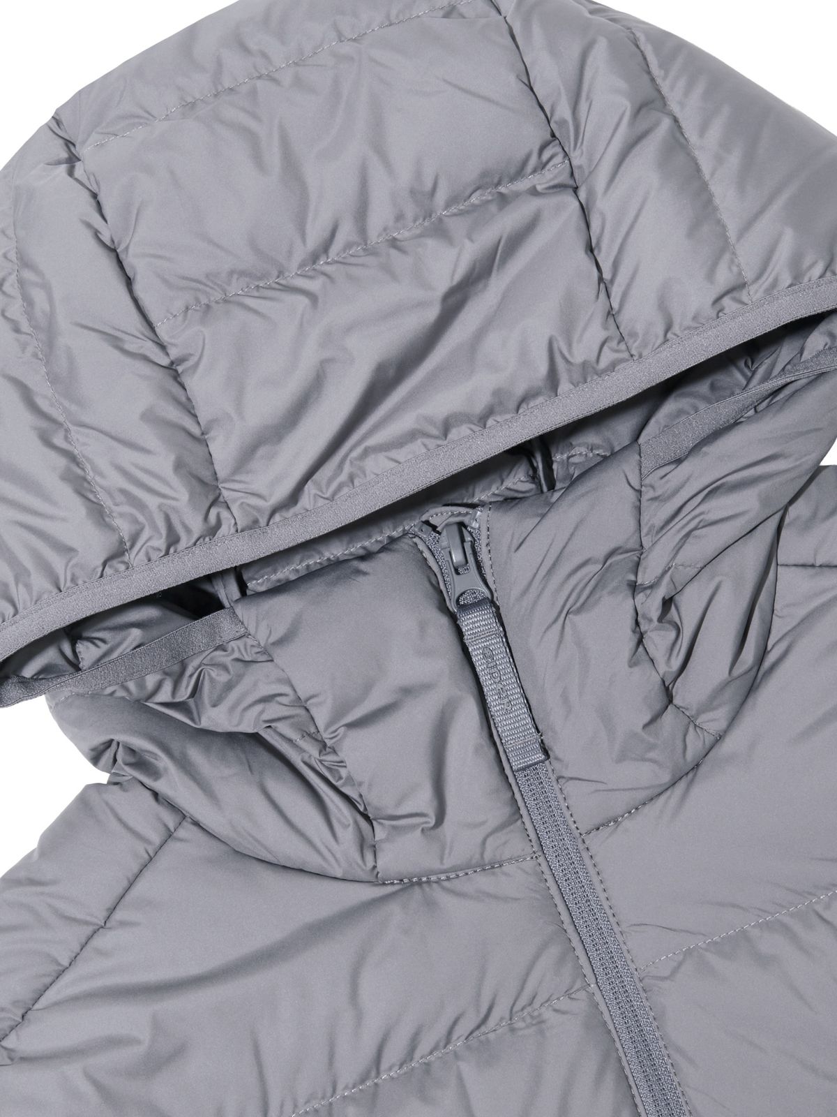 아이더(EIDER) POP UNI 경량 후드 퀼팅 다운 자켓_Dark Grey