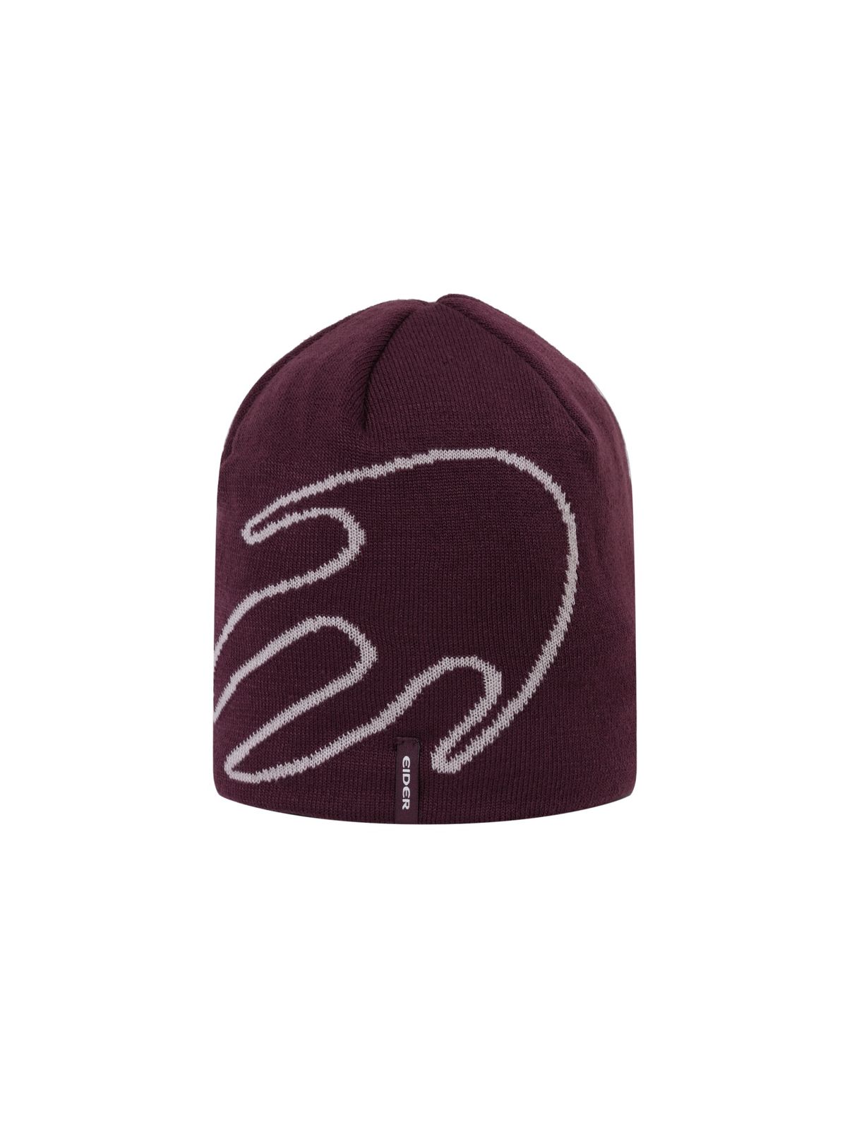 아이더(EIDER) 로고 그래픽 비니_Burgundy