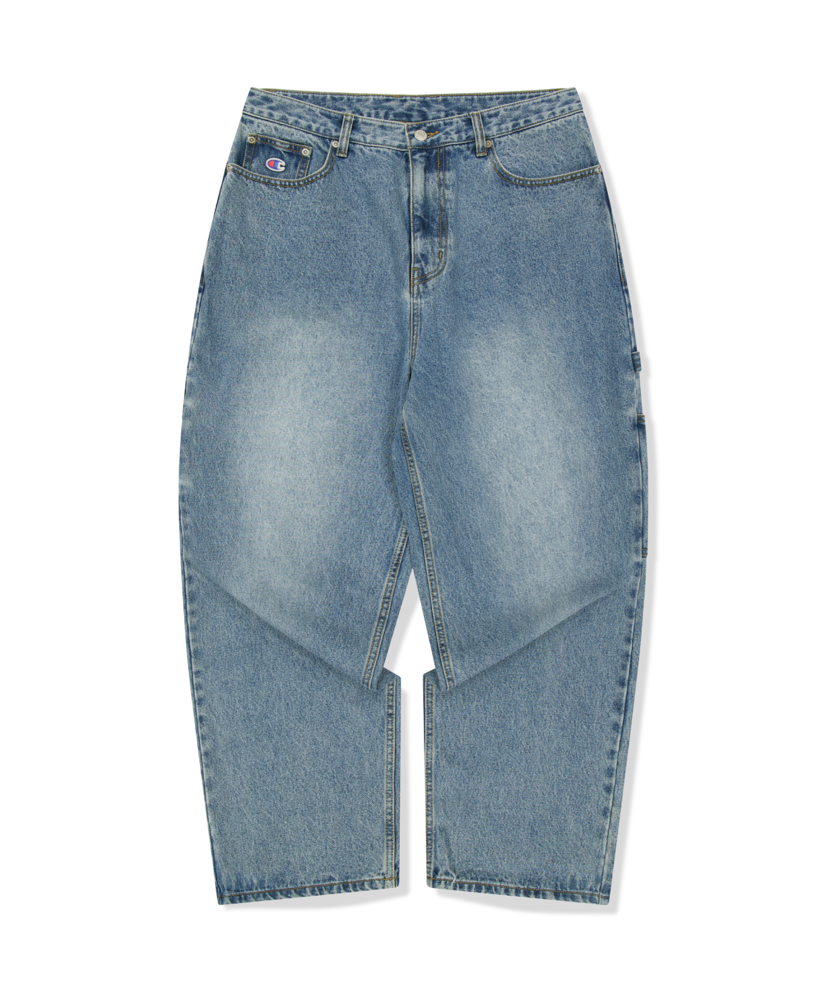 위캔더스(WKNDRS) WKNDRS x CHAMPION CARPENTER DENIM PANTS (DENIM)