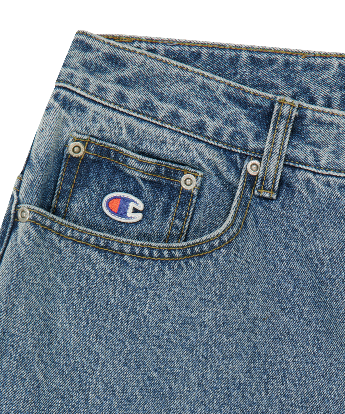 위캔더스(WKNDRS) WKNDRS x CHAMPION CARPENTER DENIM PANTS (DENIM)