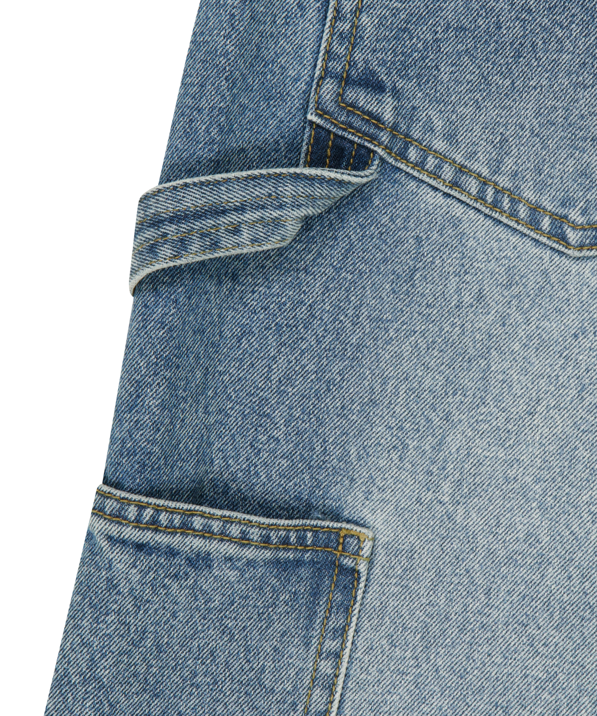 위캔더스(WKNDRS) WKNDRS x CHAMPION CARPENTER DENIM PANTS (DENIM)