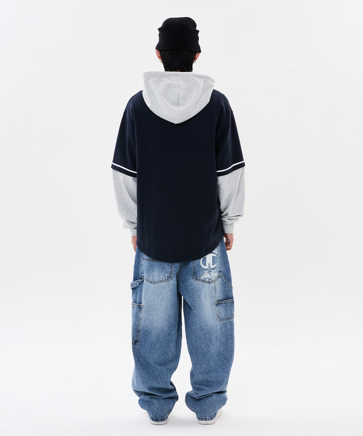 위캔더스(WKNDRS) WKNDRS x CHAMPION CARPENTER DENIM PANTS (DENIM)