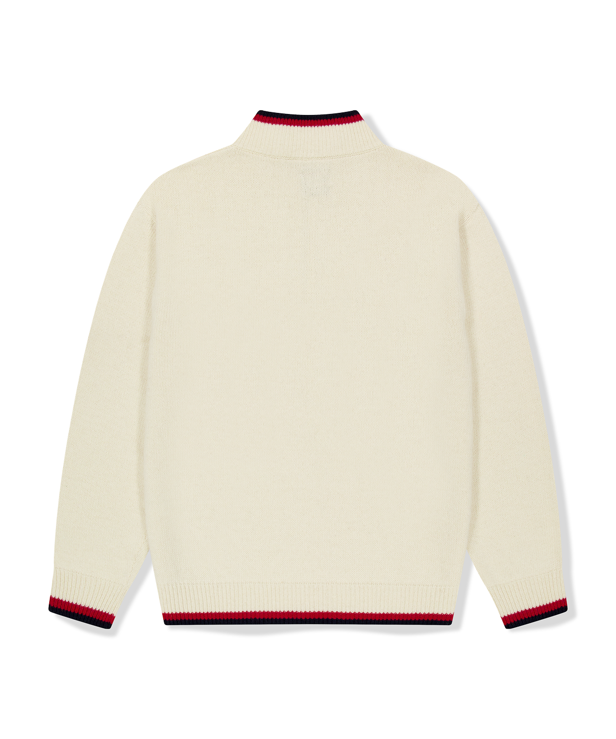 위캔더스(WKNDRS) WKNDRS x CHAMPION CLASSIC HALF-ZIP SWEATER (IVORY)