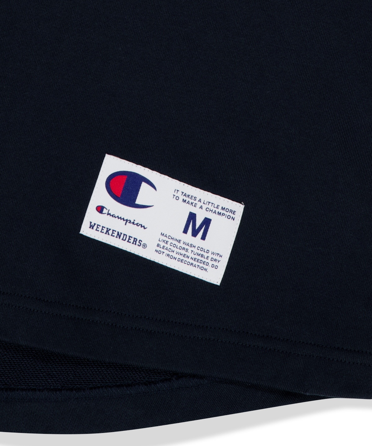 위캔더스(WKNDRS) WKNDRS x CHAMPION LAYERED BASEBALL SHIRT JK (NAVY)
