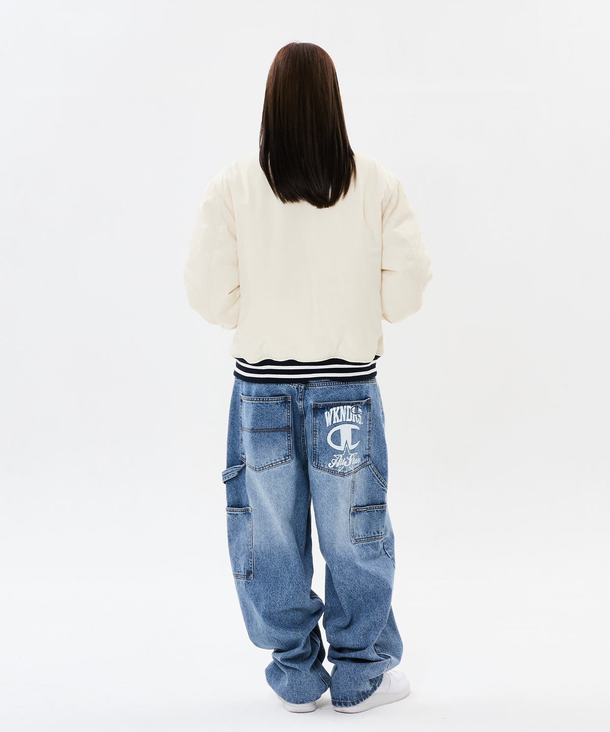 위캔더스(WKNDRS) WKNDRS x CHAMPION STADIUM JK (IVORY)