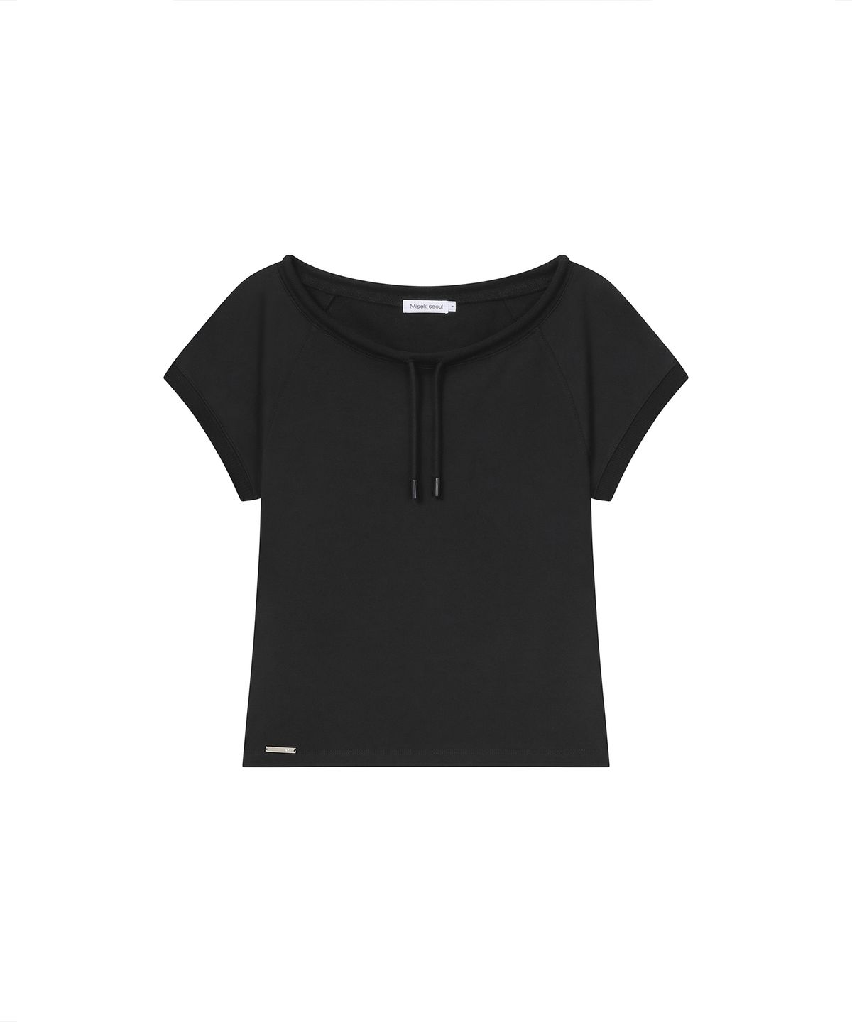 미세키서울(MISEKI SEOUL) Raglan layered hoodie SET BLACK