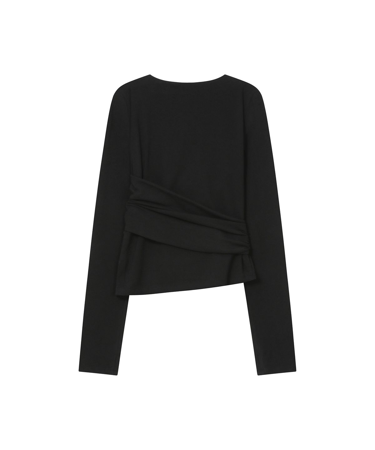 미세키서울(MISEKI SEOUL) Tie-up layered long sleeve BLACK