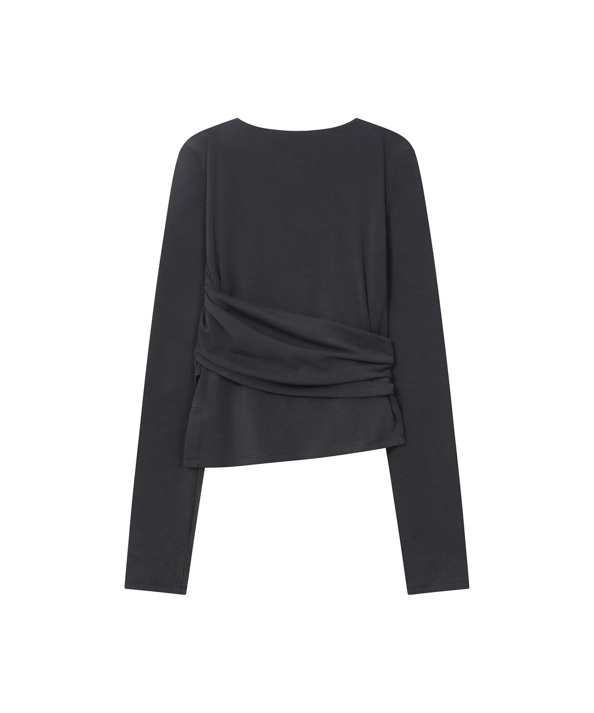 미세키서울(MISEKI SEOUL) Tie-up layered long sleeve CHARCOAL