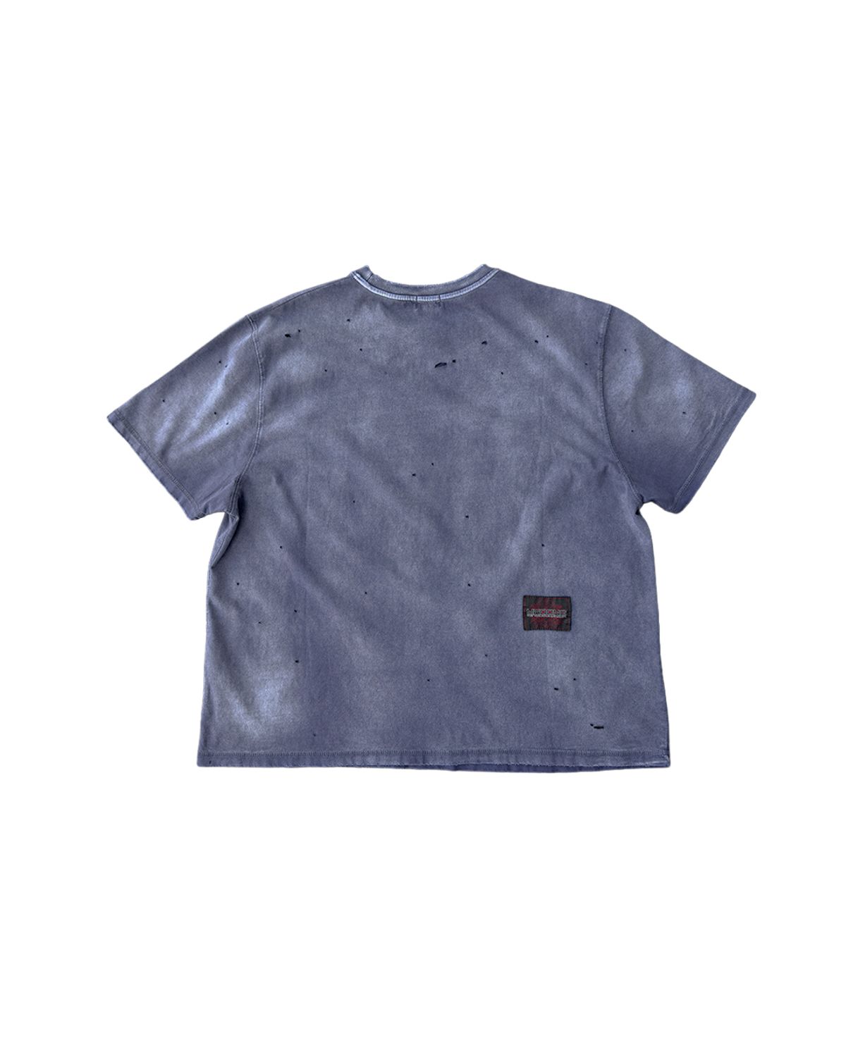 뭉(MWOONG) Fade out fake pocket tee navy
