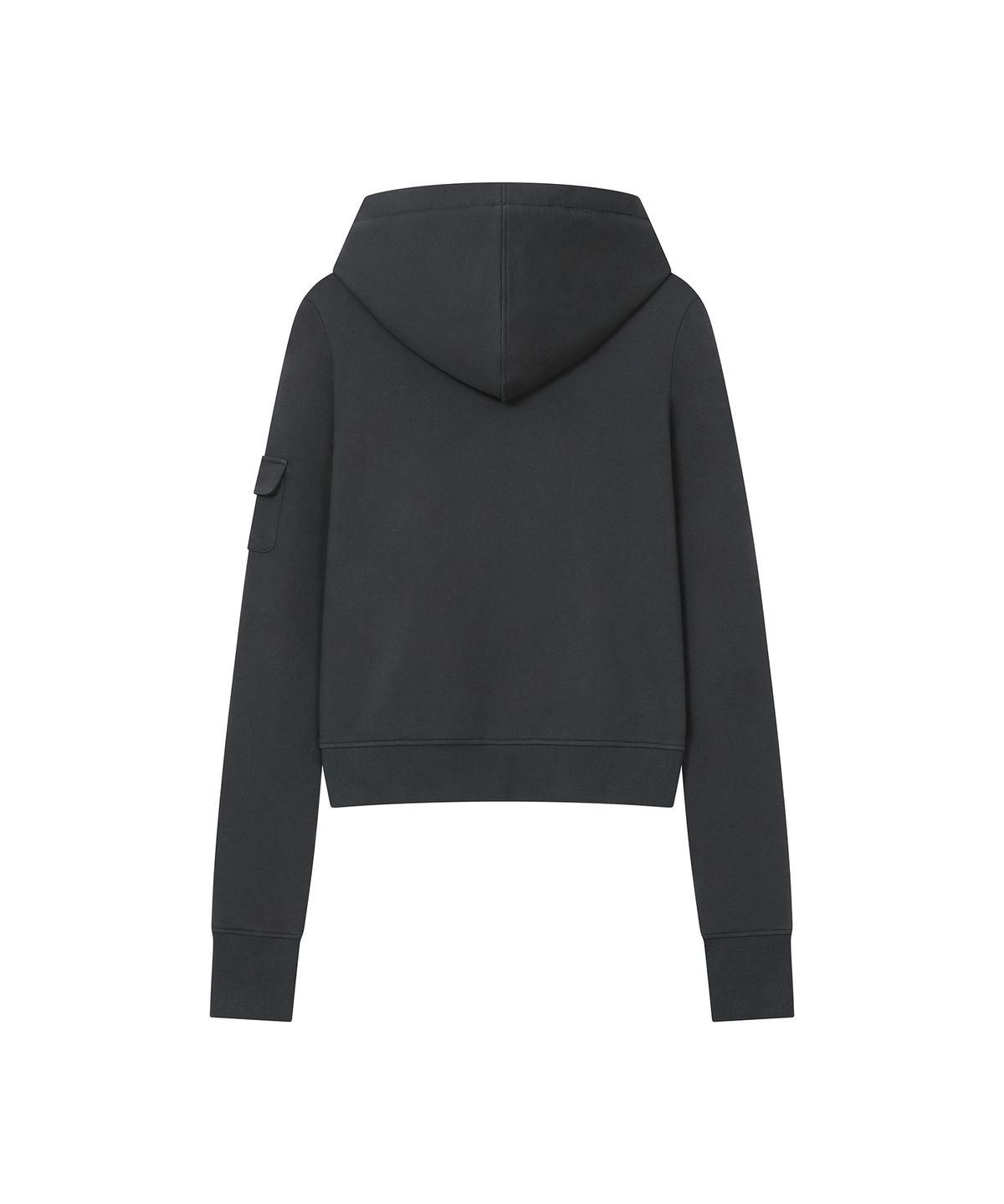 미세키서울(MISEKI SEOUL) Diagonal hoodie jacket CHARCOAL