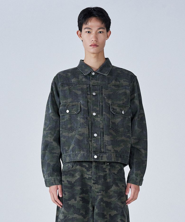 카모 데님 트랙 자켓[KAKI CAMO]_TJ0482