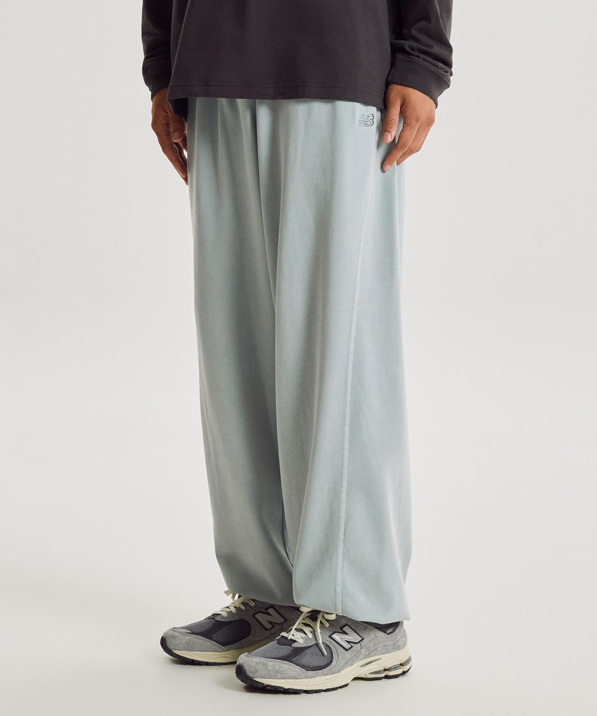 뉴발란스(NEW BALANCE) NBMLG31833 / UNI ESCAPE 다잉 스웻 오버핏 조거 팬츠 (B/GRAY)