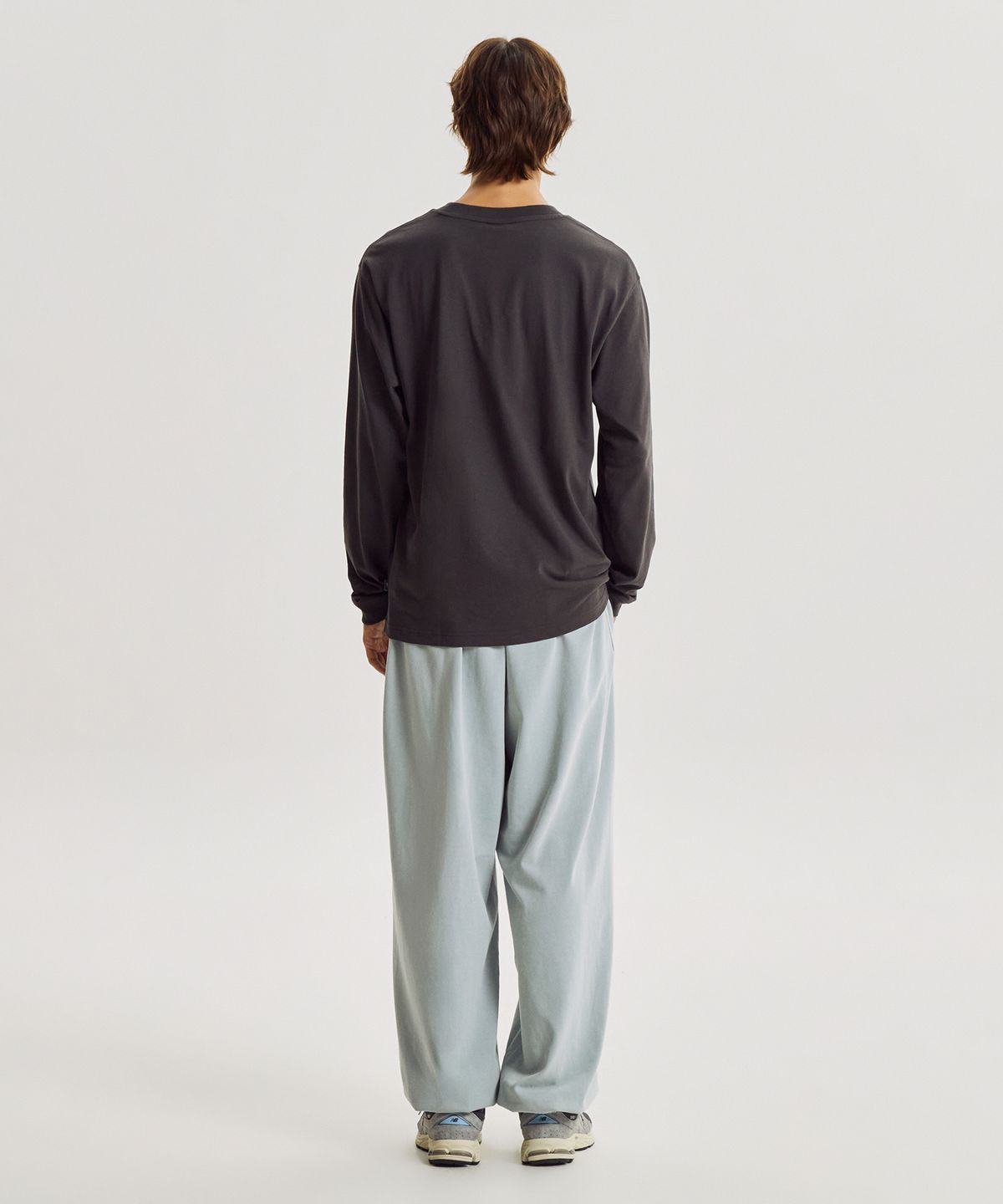 뉴발란스(NEW BALANCE) NBMLG31833 / UNI ESCAPE 다잉 스웻 오버핏 조거 팬츠 (B/GRAY)