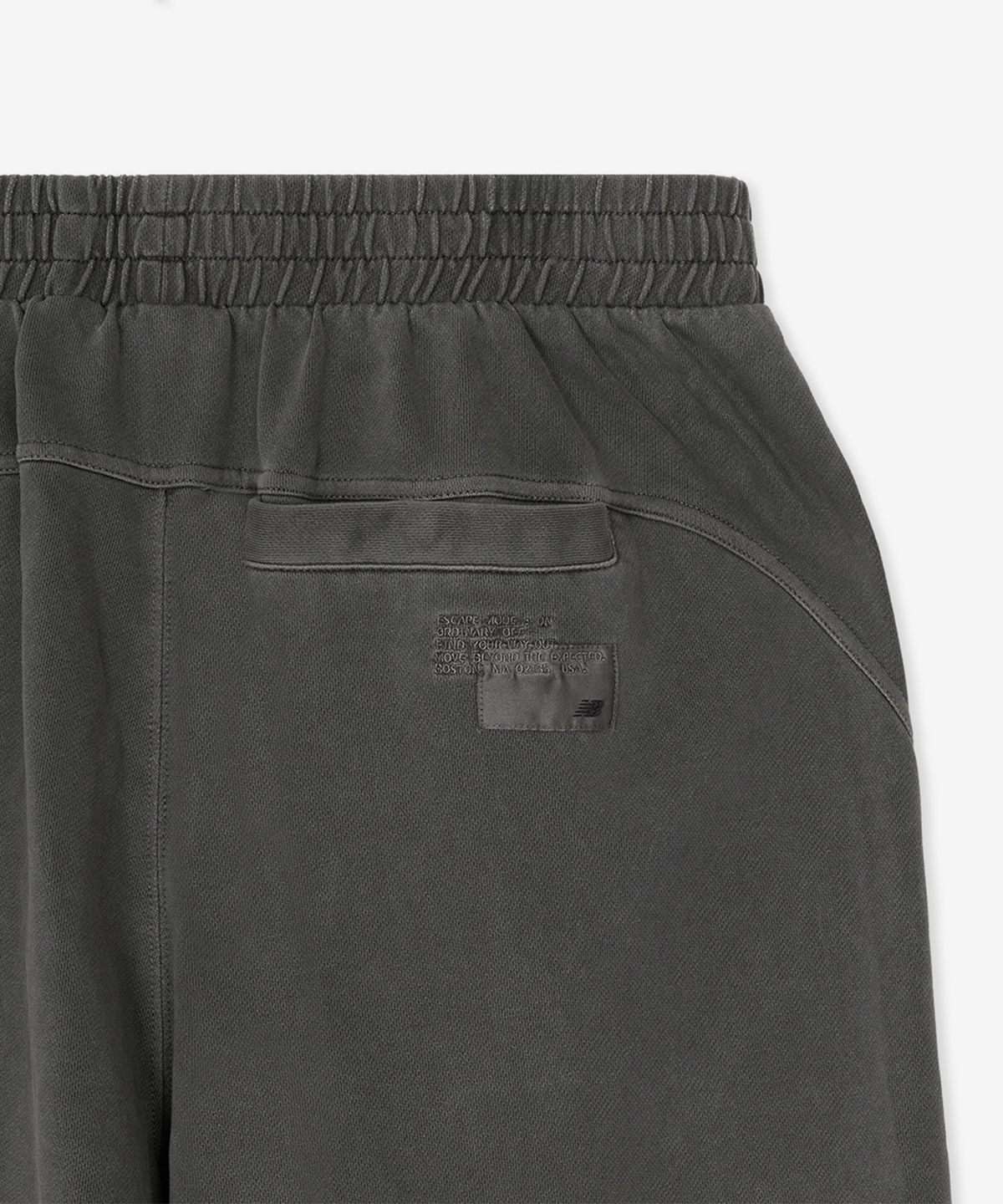뉴발란스(NEW BALANCE) NBMLG31833 / UNI ESCAPE 다잉 스웻 오버핏 조거 팬츠 (CHARCOAL)