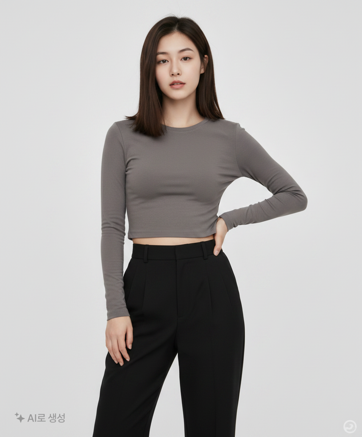 무신사 스탠다드(MUSINSA STANDARD) 긴소매 티셔츠 S