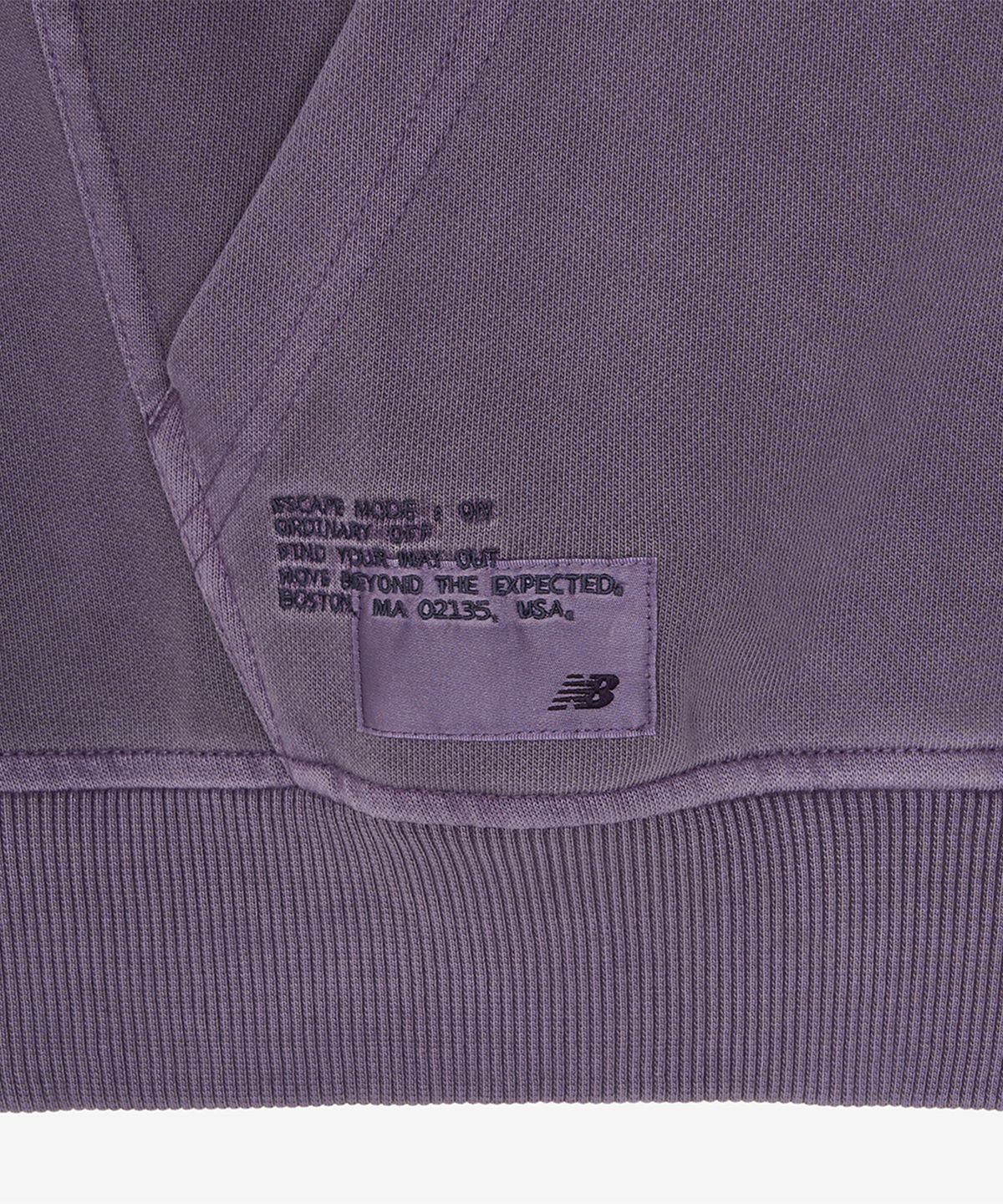뉴발란스(NEW BALANCE) NBMDG31833 / UNI ESCAPE 다잉 후드집업 (PURPLE)