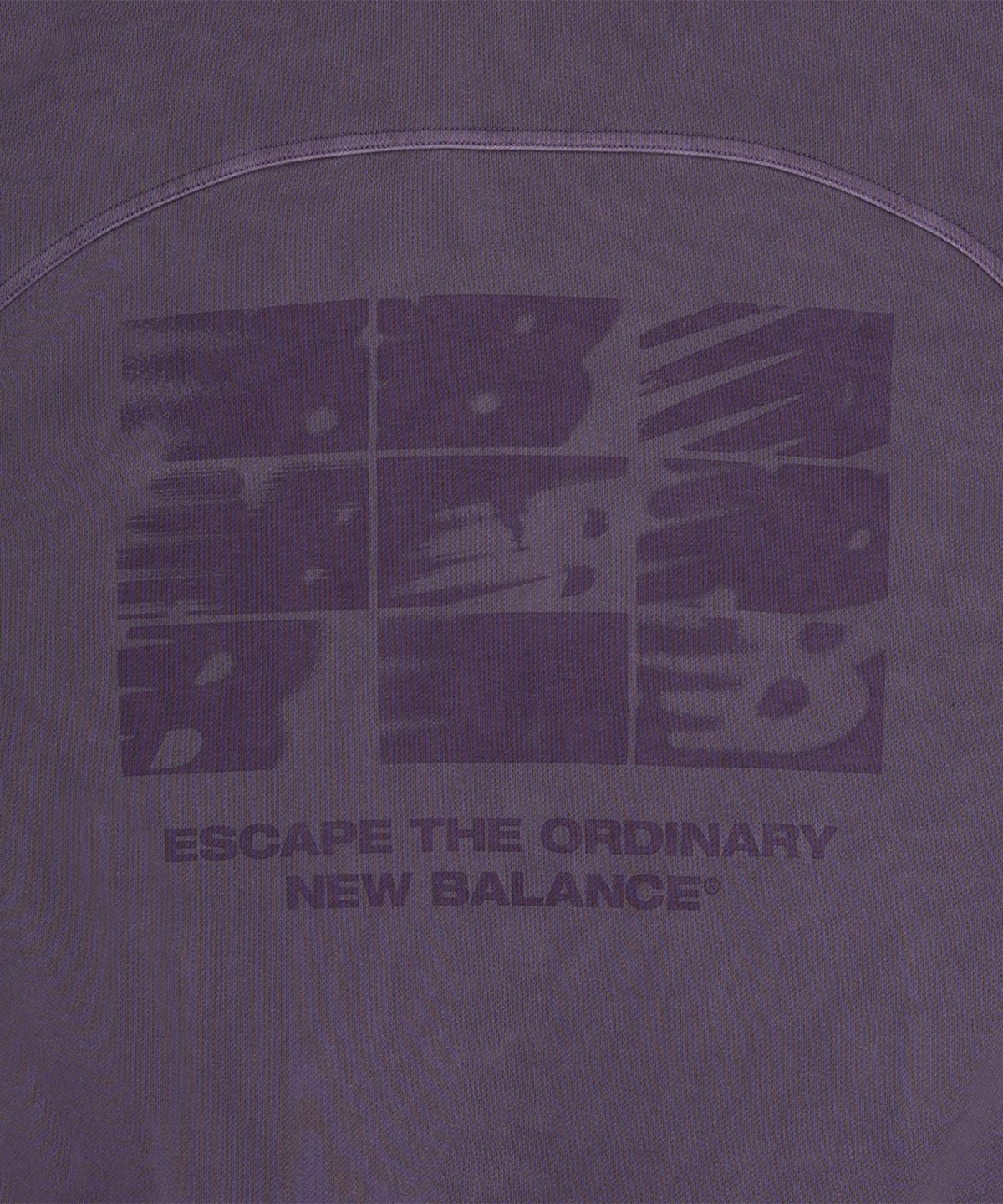 뉴발란스(NEW BALANCE) NBMDG31833 / UNI ESCAPE 다잉 후드집업 (PURPLE)