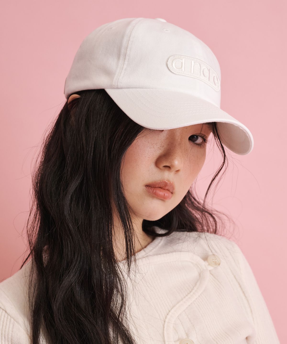 아나에(ANAE) MARK CAP WHITE