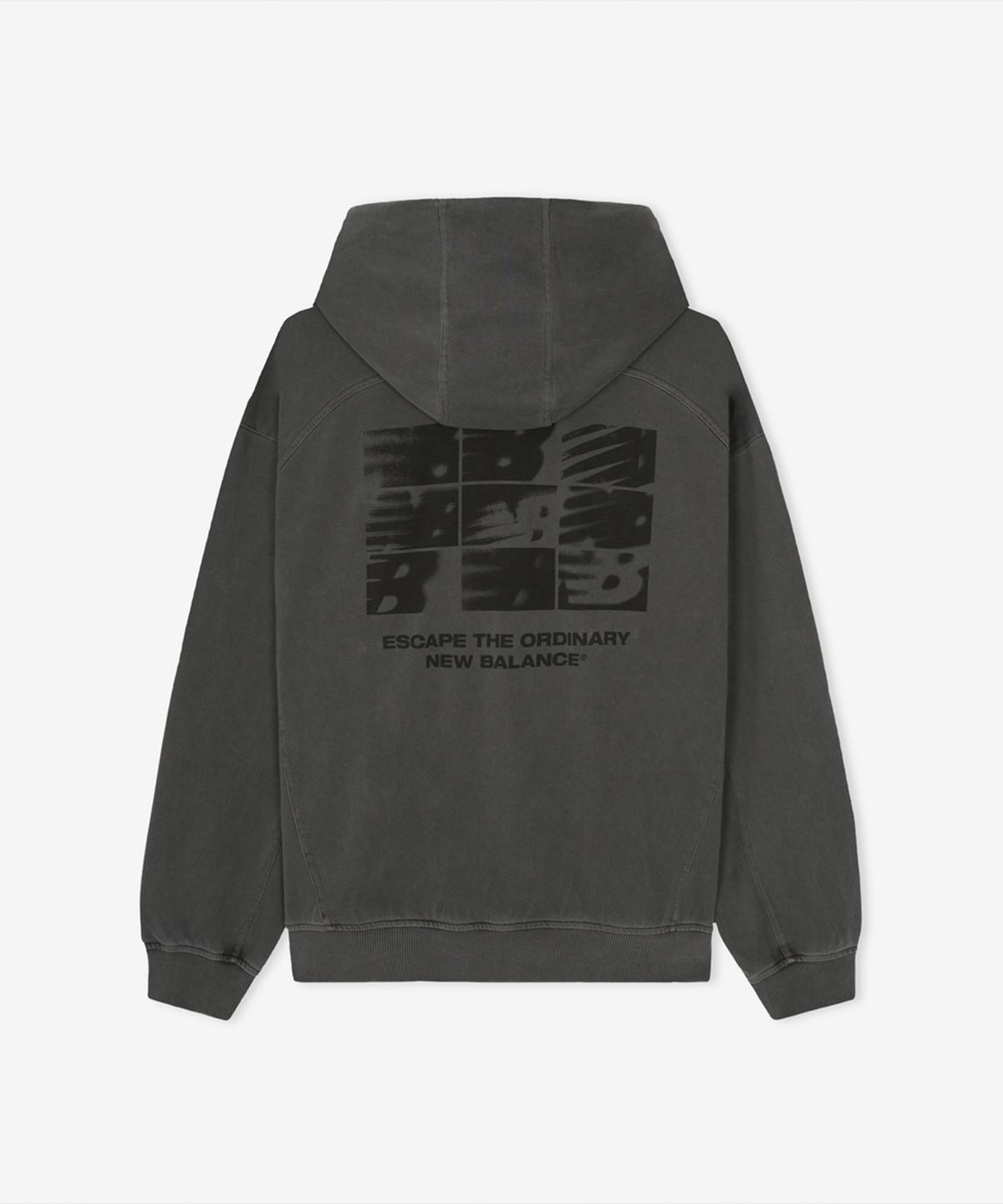 뉴발란스(NEW BALANCE) NBMDG31833 / UNI ESCAPE 다잉 후드집업 (CHARCOAL)