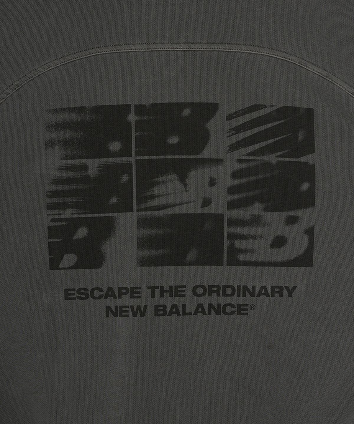뉴발란스(NEW BALANCE) NBMDG31833 / UNI ESCAPE 다잉 후드집업 (CHARCOAL)