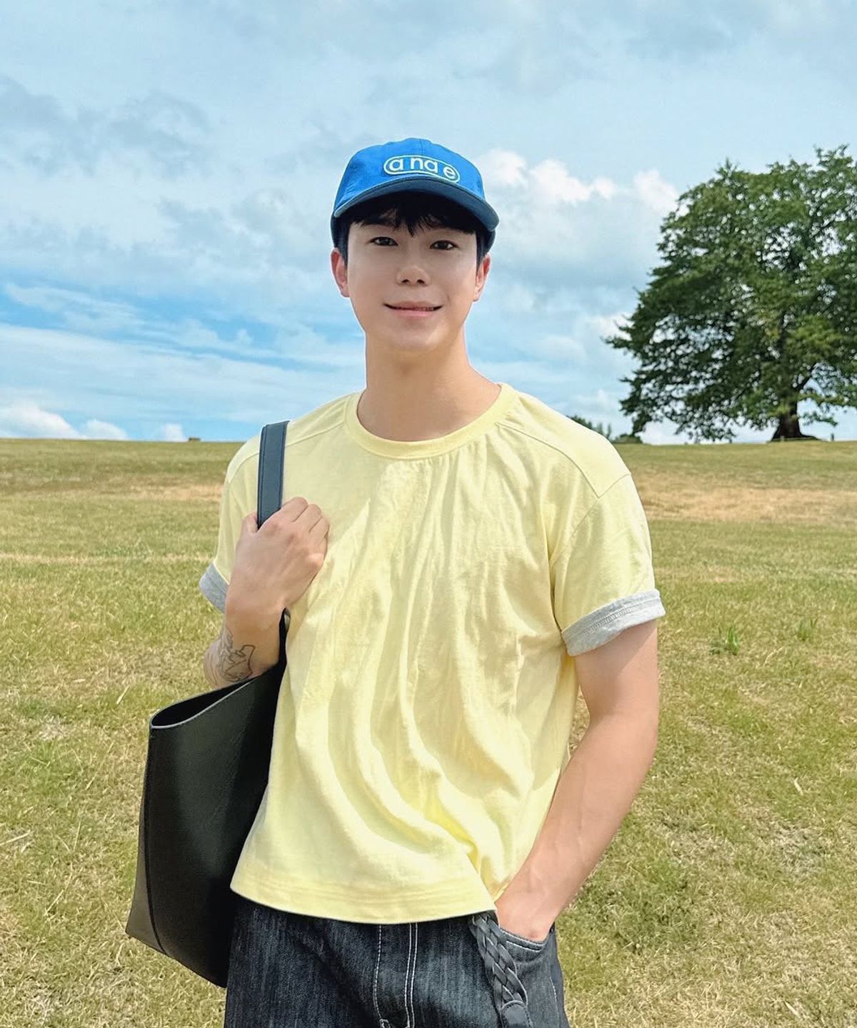 아나에(ANAE) MARK CAP BLUE