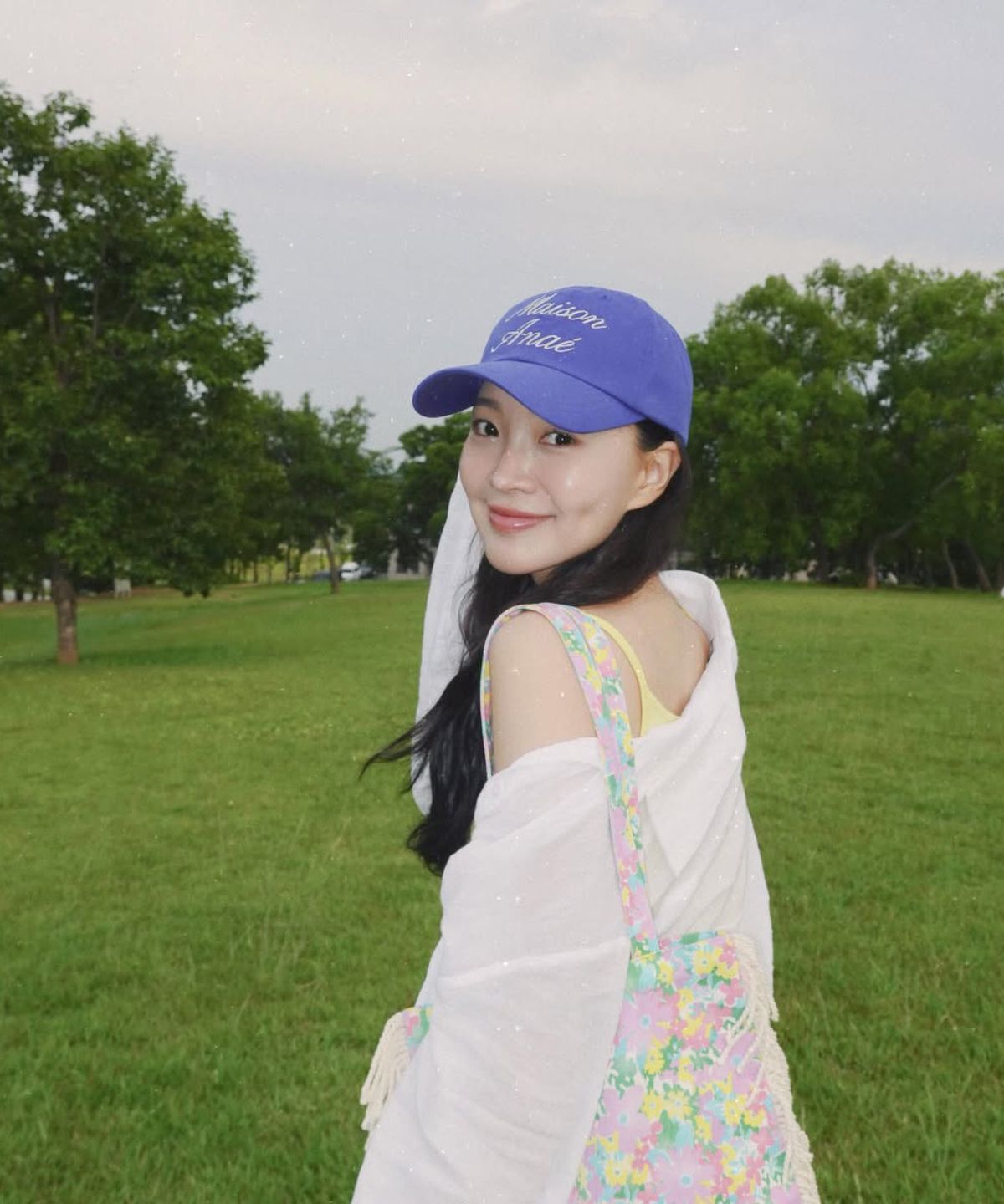 아나에(ANAE) SCRIPT CAP BLUE