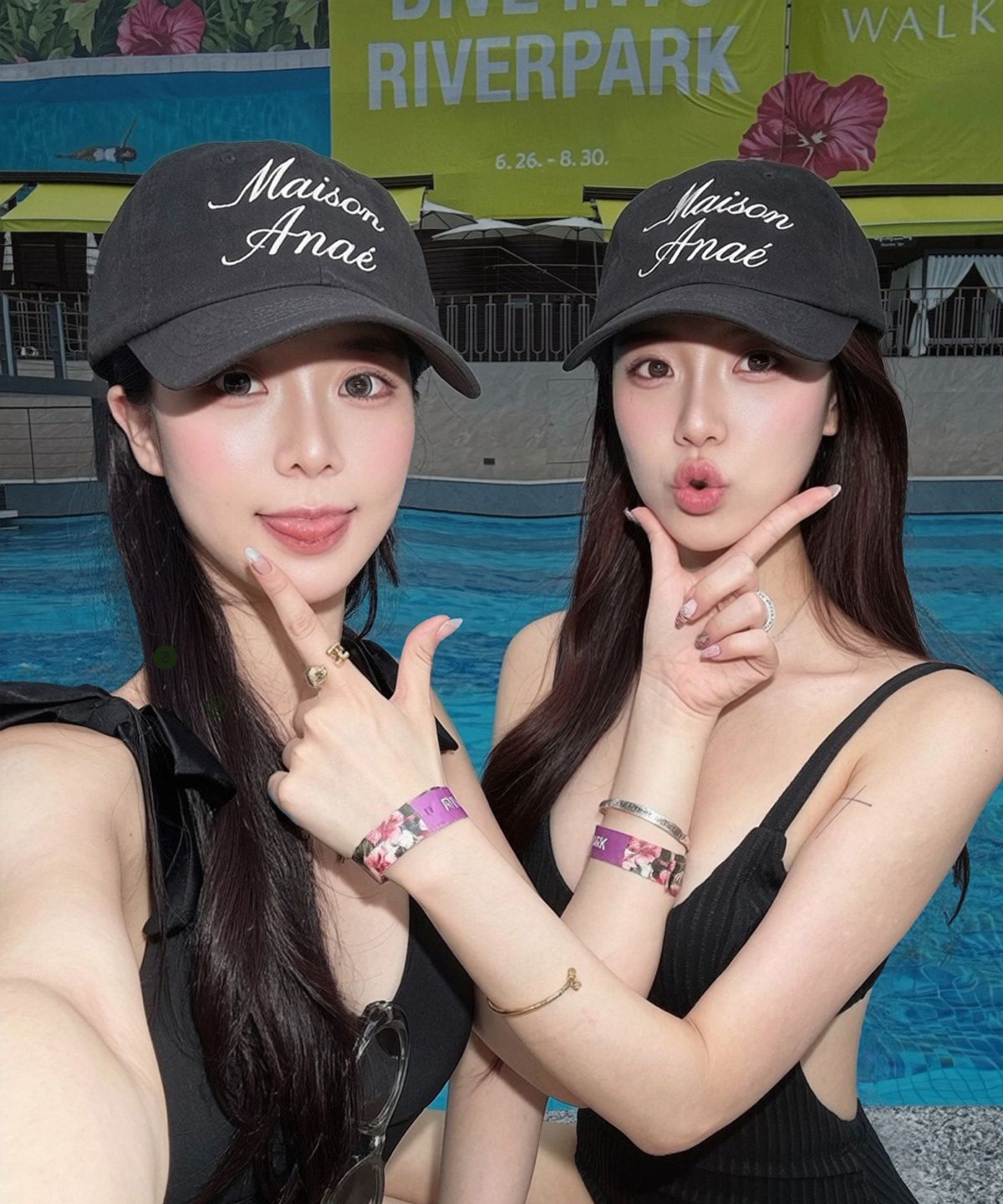 아나에(ANAE) SCRIPT CAP BLACK