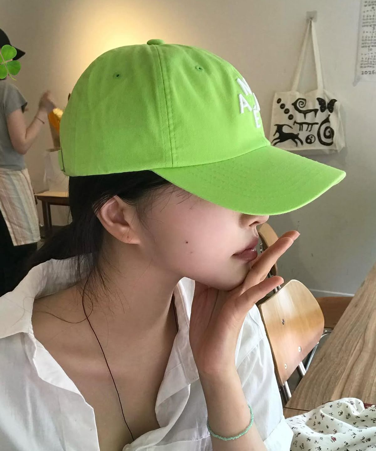 아나에(ANAE) STACK CAP LIGHTGREEN