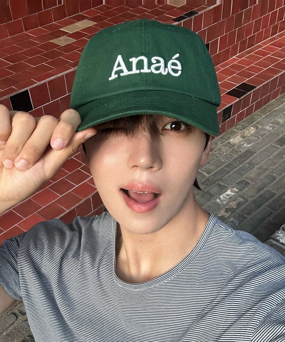 아나에(ANAE) CLAIR CAP DARKGREEN