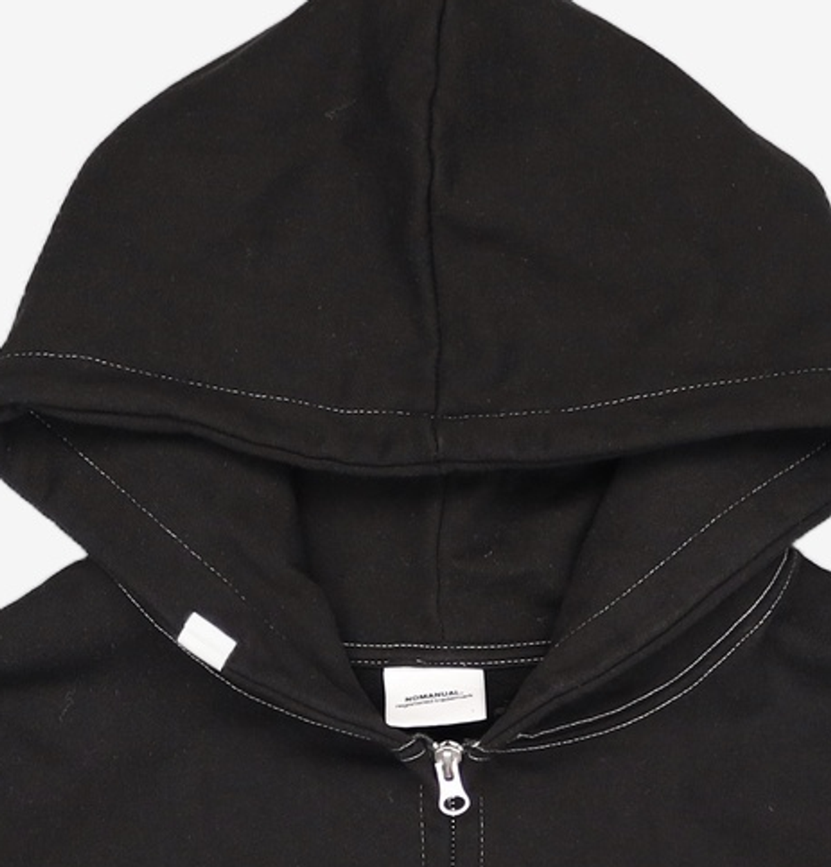 노매뉴얼(NOMANUAL) 5 POCKET HOODED ZIP UP JACKET - BLACK L