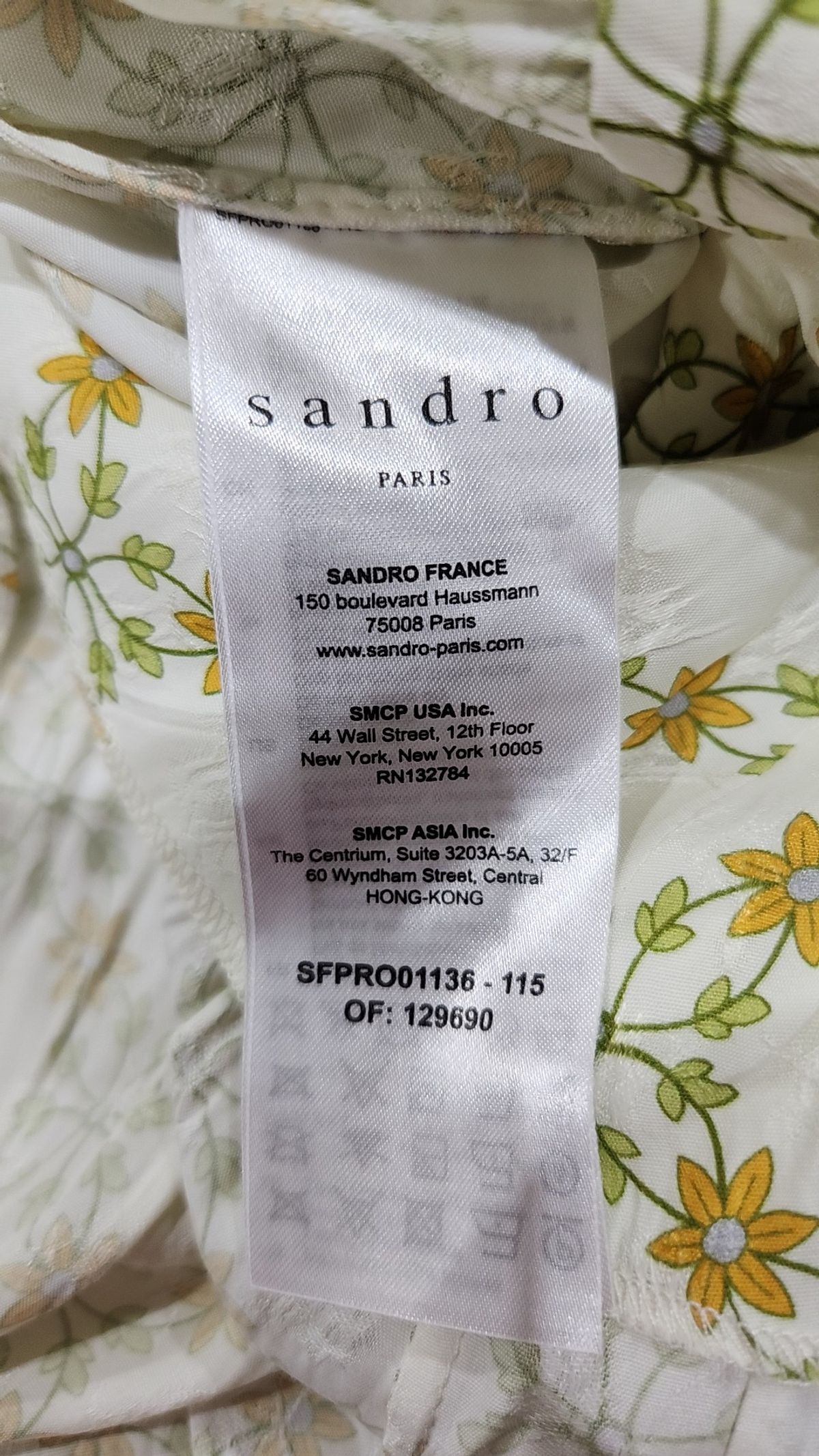 산드로(Sandro) 미니 원피스 L