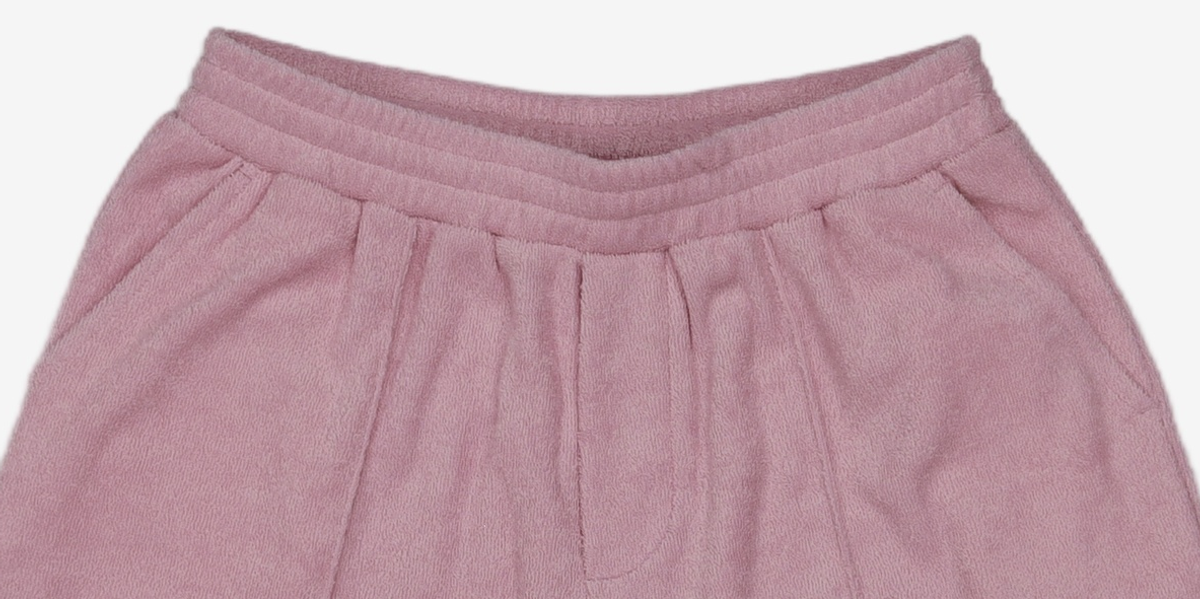 문선 아카이브(MOONSUN ARCHIVE) M.C UNISEX, Logo Terry Shorts / PINK S