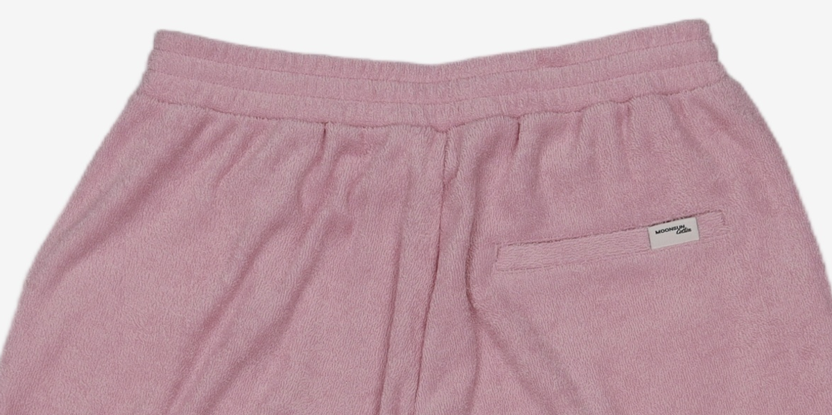 문선 아카이브(MOONSUN ARCHIVE) M.C UNISEX, Logo Terry Shorts / PINK S
