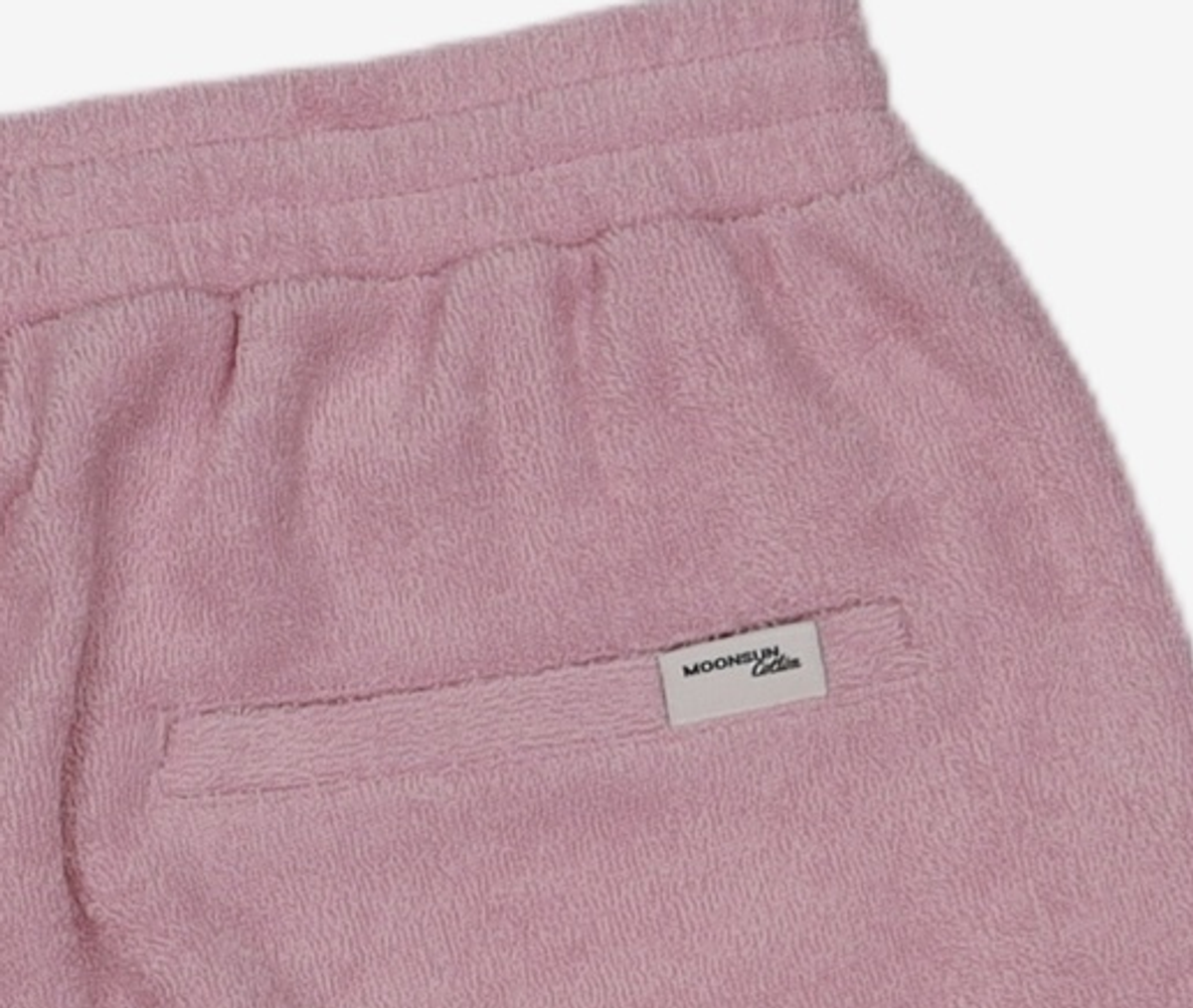 문선 아카이브(MOONSUN ARCHIVE) M.C UNISEX, Logo Terry Shorts / PINK S