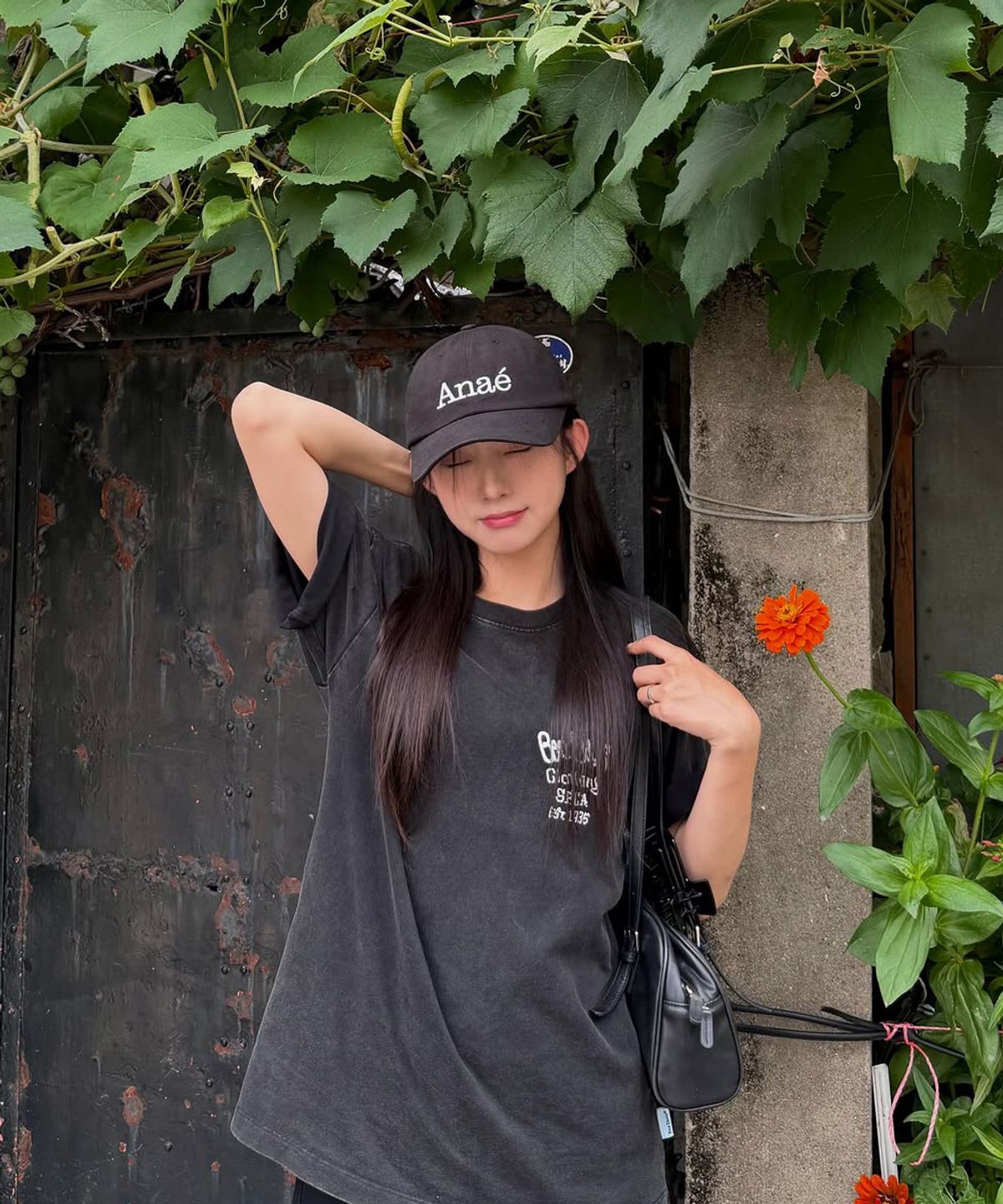 아나에(ANAE) CLAIR CAP BLACK