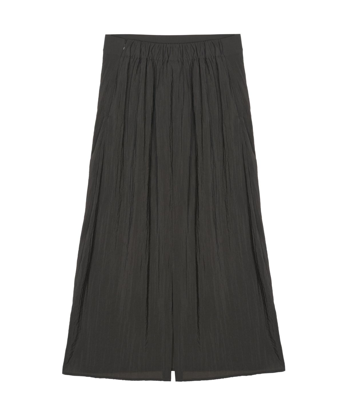 닉앤니콜(NICK&NICOLE) LIGHTWEIGHT LONG SKIRT_CHARCOAL