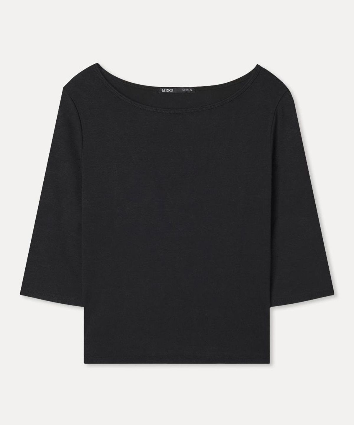 미쏘(MIXXO) 보트넥 7부 티셔츠_MIWHWG910A