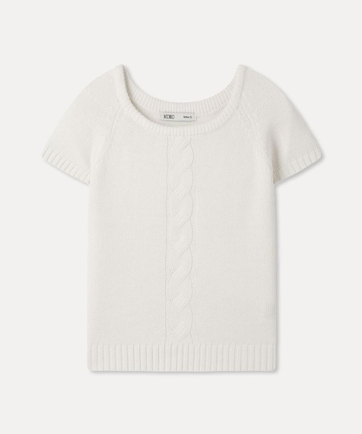 미쏘(MIXXO) 레이어드용 반팔 니트_MIWKAG946T