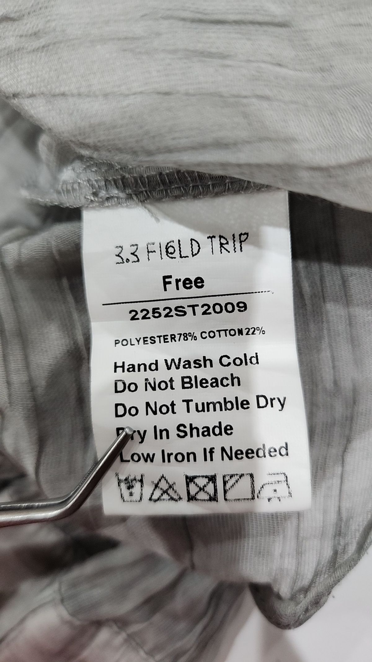 3.3 필드트립(3.3 FIELD TRIP) 캐주얼 셔츠 FREE