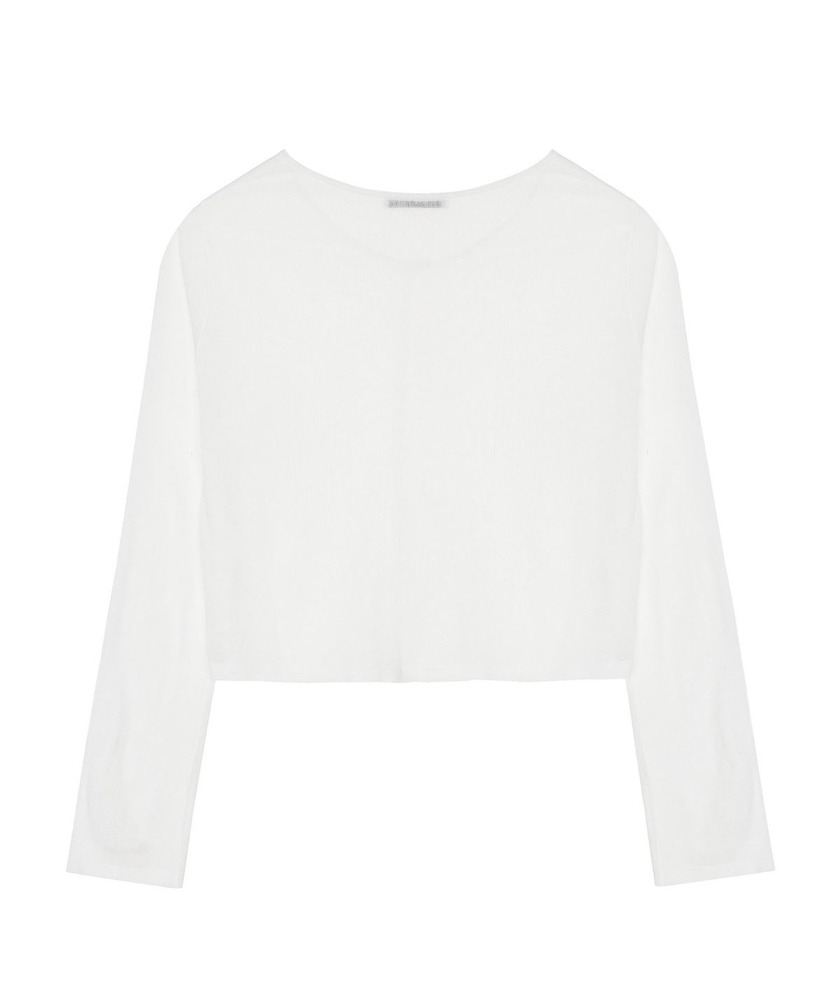 닉앤니콜(NICK&NICOLE) SHEER CROP KNIT CARDIGAN_IVORY